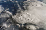Orage vu depuis l'espace