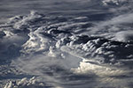 Cumulonimbus vus de l'espace