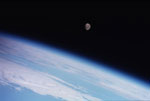 Moon over Earth