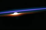 Lever de soleil vu depuis la navette Endeavour 09/1992