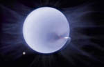 Vue d'artiste de Cygnus X-1