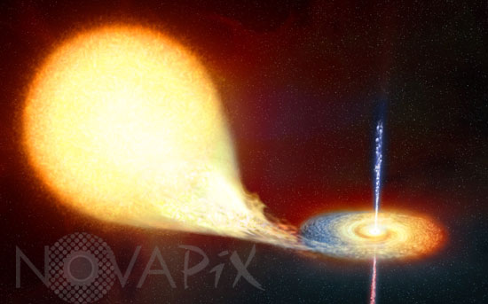 Microquasar. Artwork