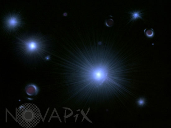 Evaporation of black holes. Artwork.