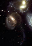 Groupe de galaxies: Quintet de Stephan dans Pegase