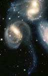 Groupe de galaxies: Quintet de Stephan dans Pegase