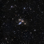 Groupe de galaxies: Quintet de Stephan dans Pegase