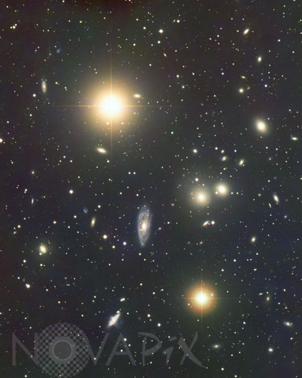 Amas de galaxies Abell 1060 dans l'Hydre