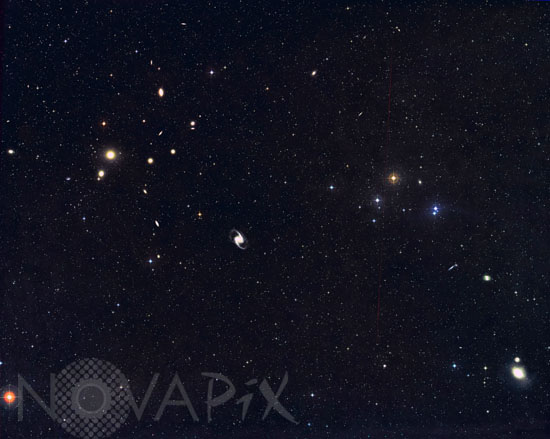 Amas de galaxies dans le Fourneau