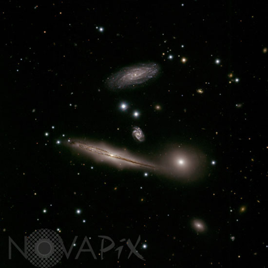 Groupe de galaxies HCG 87 dans le Capricorne