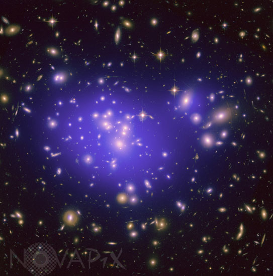 Dark matter in Abell 1689 galaxy cluster