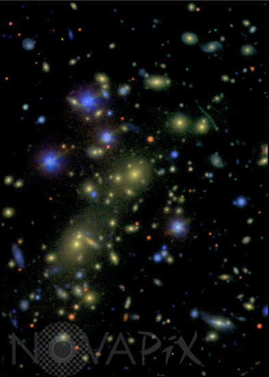 Gravitational lens in galaxy cluster 1ES 0657-55