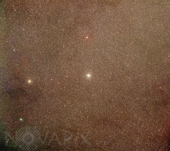 Amas globulaires NGC 6522 et NGC 6528 dans le Sagittaire