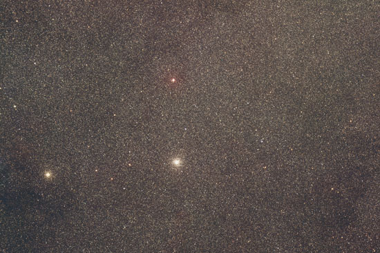 Amas globulaires NGC 6522 et NGC 6528 dans le Sagittaire