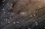 Amas d'étoiles NGC 206 dans la galaxie spirale M31