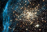 Amas d'étoiles NGC 1850 dans la Dorade