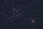 Amas ouvert M35 et NGC 2158 dans les Gémeaux