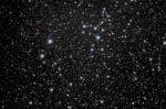 Amas ouvert NGC 6830 dans le Petit Renard