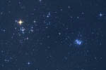 Amas ouverts des Hyades et Pleiades
