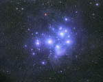Amas ouvert des Pleiades