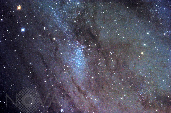 Star cluster NGC 206 in the Andromeda galaxy.