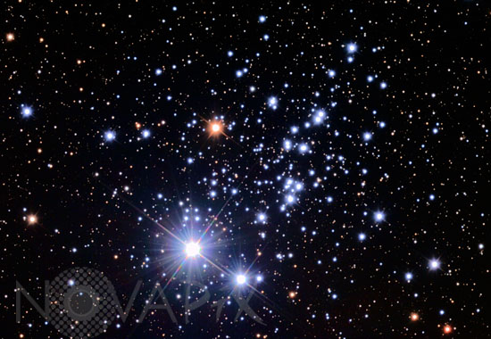 Open cluster NGC 457 in Cassiopeia