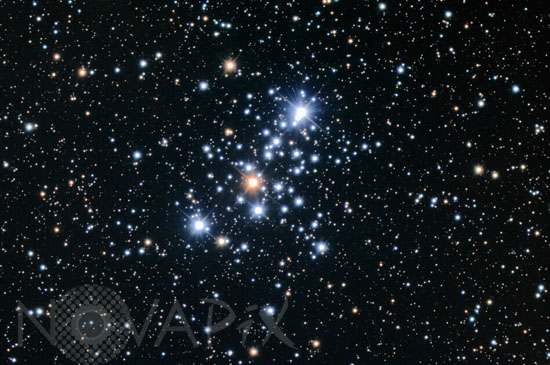 Open cluster M103 (NGC 581) in Cassiopeia