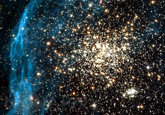 Double Cluster NGC 1850 in Dorado