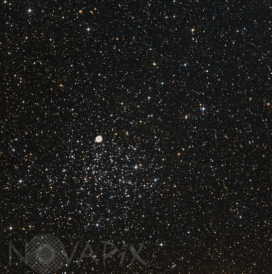 Open cluster M46 with Planetary Nebula NGC 2438 in Puppis