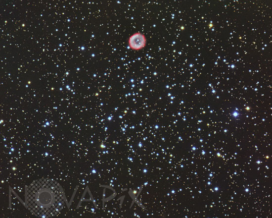 The planetary nebula NGC 2438 in NGC 2437 (M46)
