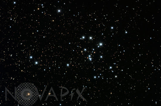 Open cluster M18 in Sagittarius