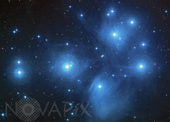 Amas ouvert des Pleiades
