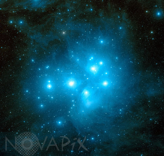 Amas ouvert des Pleiades
