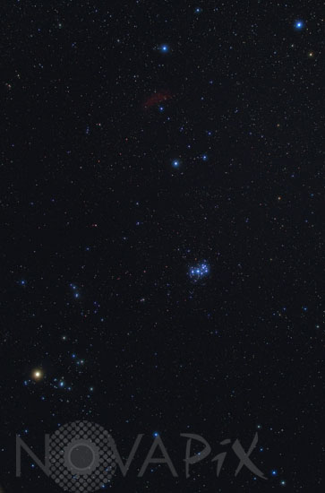 Hyades and Pleiades open clusters