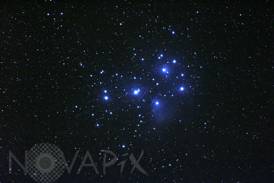 Amas ouvert des Pleiades