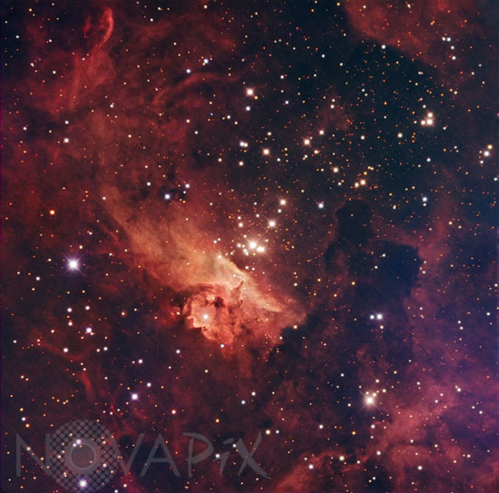 L'amas d'étoiles Pismis 24 dans le Scorpion