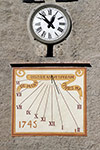 Cadran solaire et Horloge - Lanslevillard