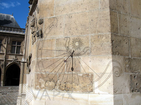 Sundial. Cluny museum, Paris