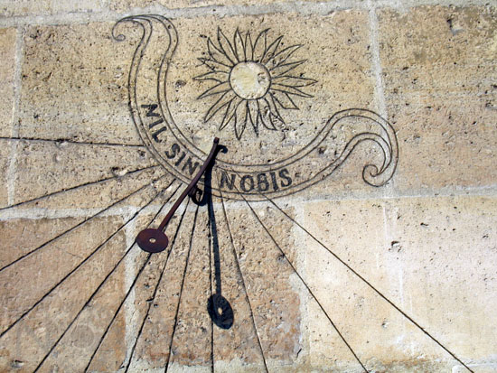 Sundial. Cluny museum, Paris