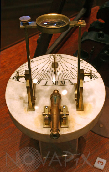 A 1800's sundial cannon