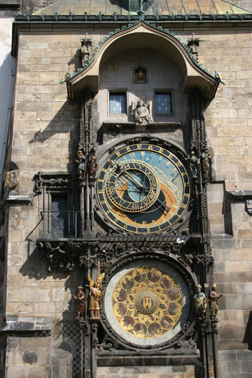 The Prague astronomical clock - 15th century