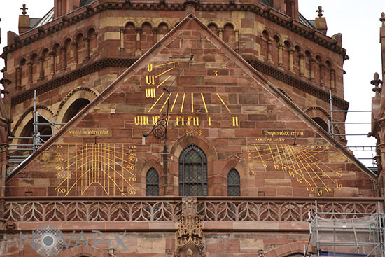 Cadran solaire de la cathédrale de Strasbourg