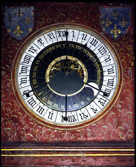 Astronomical clock -15th century-Bourges-France