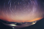 Circumpolaire et étoile filante