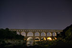 Le Pont du Gard sous les étoiles