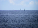 Bateau à  l'horizon - Courbure de la Terre