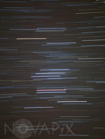Trainées d'étoiles- Constellation d'Orion