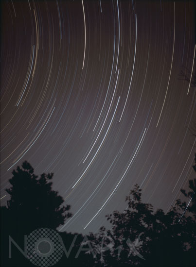 Trainées d'étoiles - Constellation de la Grande Ourse
