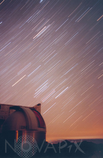 Pic du Midi observatory - Orion star trails