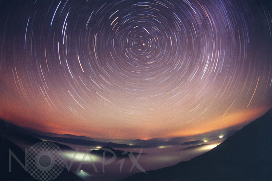 Circumpolaire et étoile filante