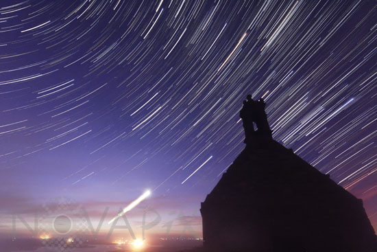 Lever de Vénus et filé d'étoiles